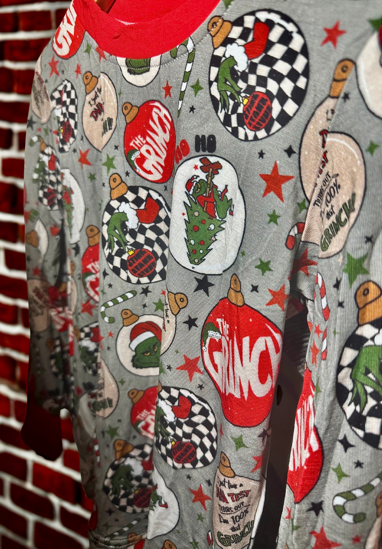 Grinch two-piece pajamas