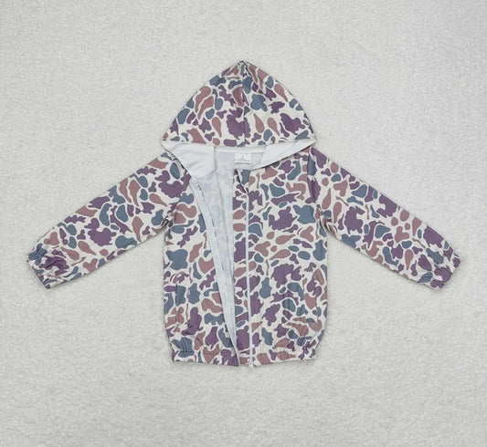 Camo zip up jacket