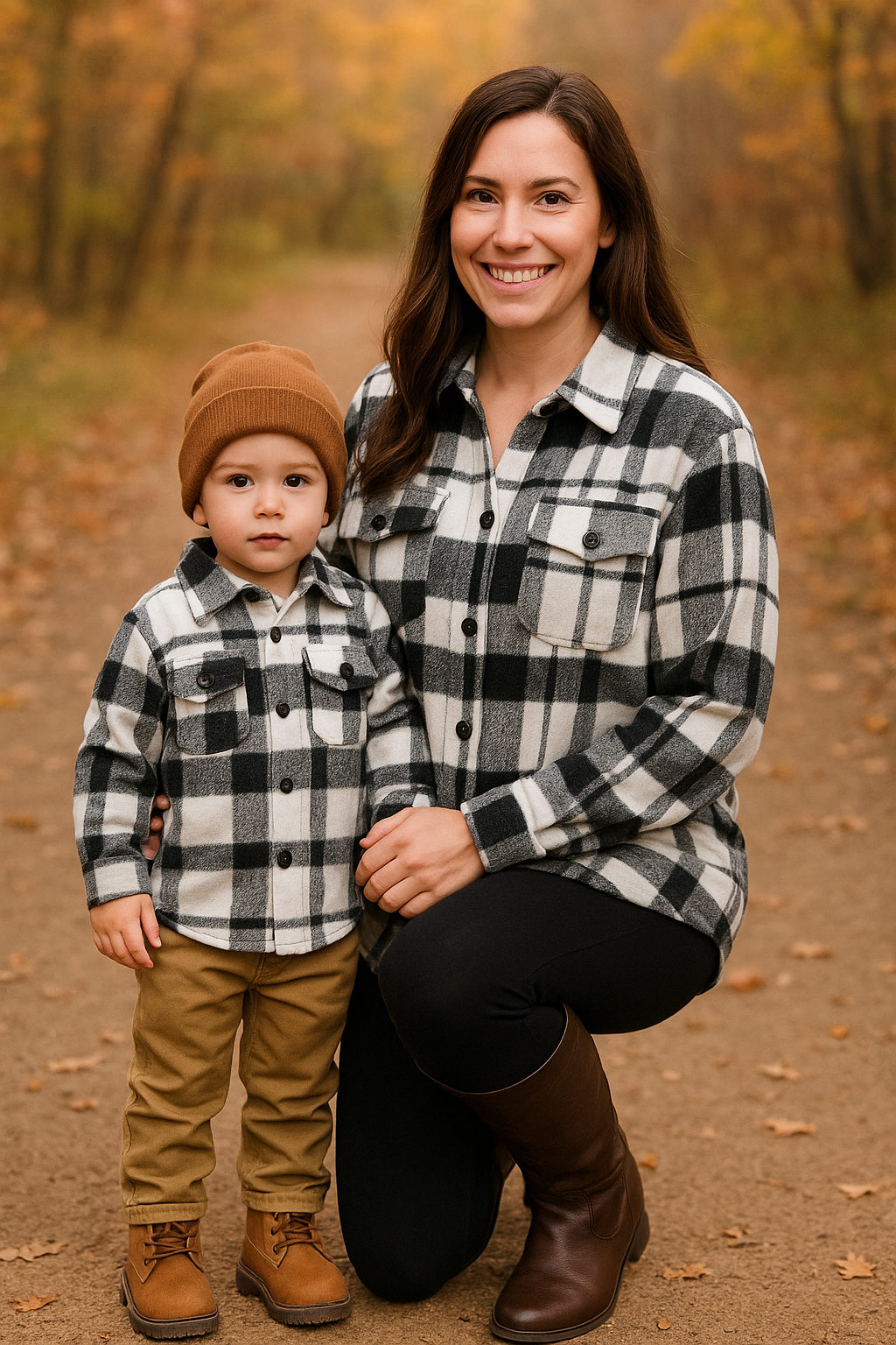 Mom & Me flannel