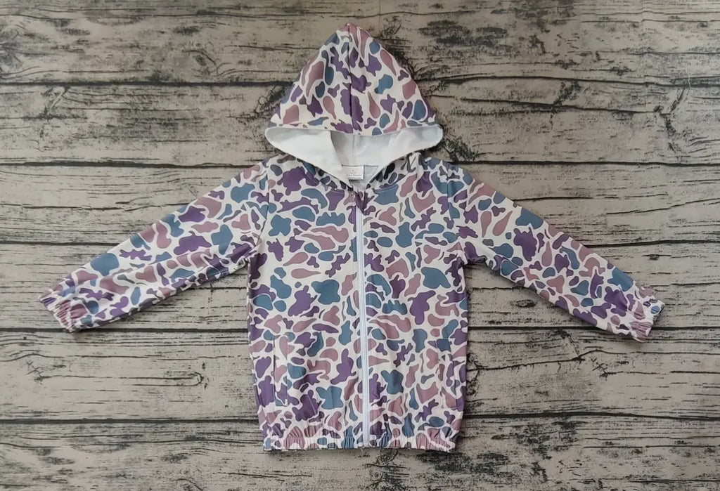 Camo zip up jacket