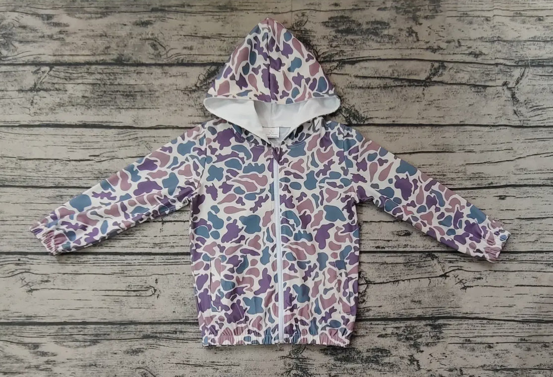 Camo zip up jacket