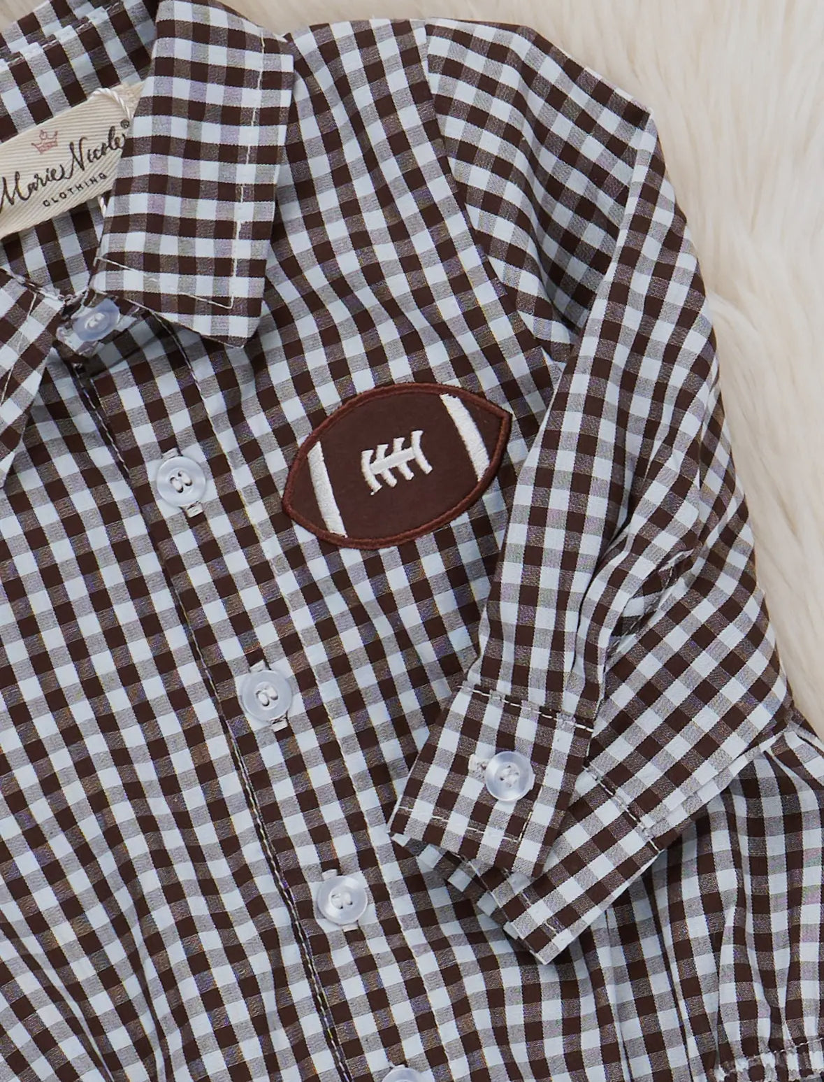 Football Embroidered bubble