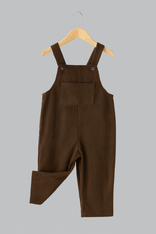 Brown Corduroy Suspenders