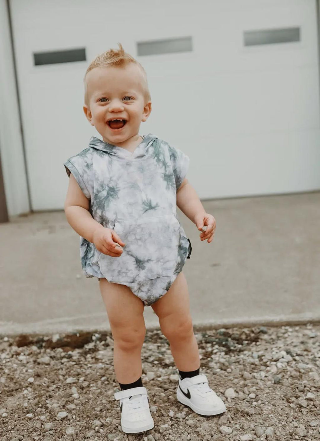 Black Tie Dye Romper