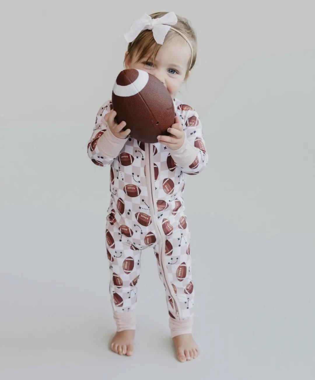 Bamboo Game Day Zip One Piece
